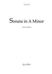 Sonata in A minor (1st movement)